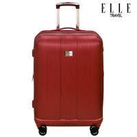 ELLE Travel Ezekiel Collection กระเป๋าเดินทางขนาด 24"นิ้ว เนื้อ ABS คันชักอลูมินียม ล้อคู่หมุน 360 องศา พร้อมด้วยระบบล๊อค TSA Item no.31197