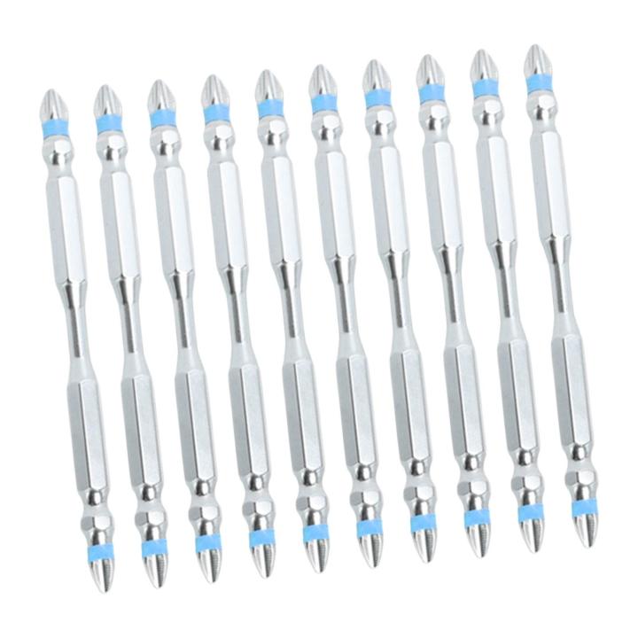 10pcs-cross-screw-head-hand-tools-electric-screwdriver-bit-for-engineering-electrician-woodworking-household-repair-appliances-screw-nut-drivers