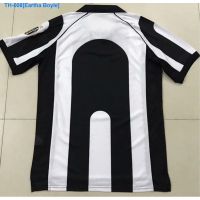 ♣ Eartha Boyle 97/98 short sleeve throwback jerseys with Juventus home/football suit/shirt/black and white