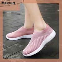 [MERVIN]?[HOT SALE]?? รองเท้าผ้าใบผู้หญิงกันลื่นหัวกลมตาข่ายระบายอากาศได้ดีลำลอง