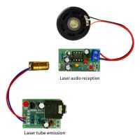 DIY Laser Wireless Audio Transmission Kit Electronic Production DIY Electronic Teaching Experiment Accessories