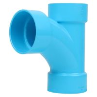 ??พร้อมส่ง!! ข้อต่อสามทางทีวาย-บาง SCG 3 นิ้ว สีฟ้า ข้อต่อ FAUCET WYE PVC SOCKET SCG 3" LITE BLUE