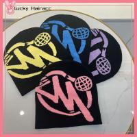 LUCKY HAIRACC ขนสัตว์อะคริลิ หมวกถักหมวก อินส์ Y2k หมวกแก๊ปเย็น ของขวัญสำหรับเด็ก อบอุ่นและอบอุ่น ทรงกะลาลำลอง ชายหญิง