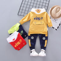 IENENS 2PC Kids Baby Boys Clothes Clothing Sets Infant Toddler Boy Shirt + Pants Outfits Suits Child Tracksuits