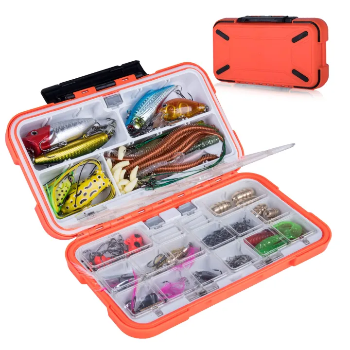 Goture Fishing Lure/Hook/Accessories Set with Waterproof Double Layer