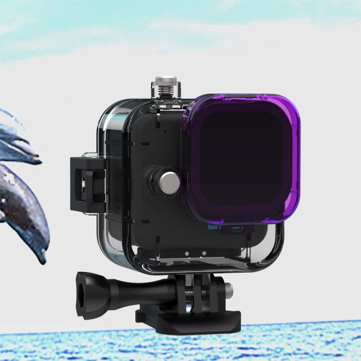 ซองกันน้ำสำหรับ-gopro-hero-11ปลอกหุ้มป้องกันเวลาดำน้ำดำน้ำใต้น้ำขนาดเล็กสีดำสำหรับ-gopro11กล้องจิ๋วอุปกรณ์เสริม