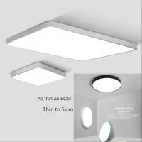 LED Ceiling Light Rectangular Living Room Light Ultra-thin Round Bedroom Light Room Light Balcony Light Office Ceiling Light