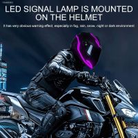 ☊✸ A Pair Motorcycle Helmet Light Strip Night Riding Signal Helmet Light 3 Mode LED Signal Light Strip For Riding Bike Moto Helmet