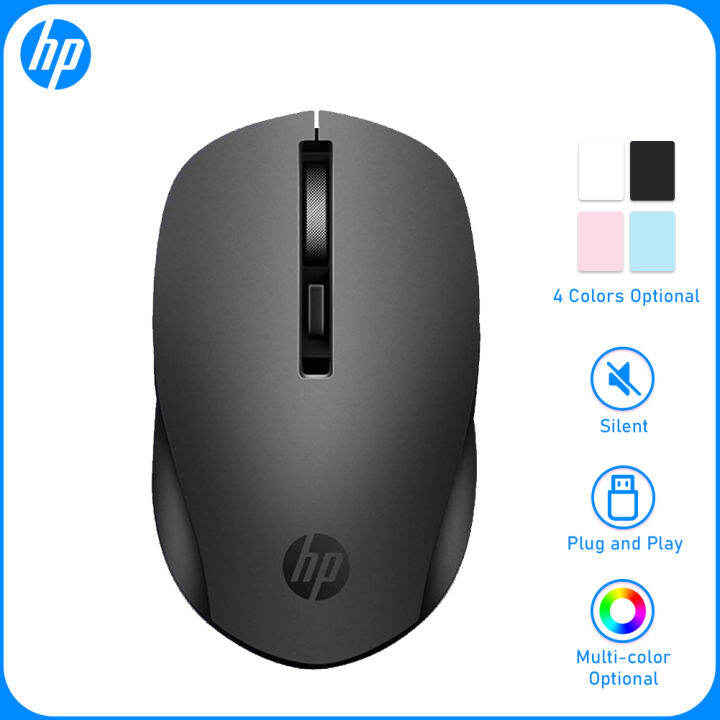 HP S1000 PLUS USB Wireless Silent Mouse,1600 DPI, 2.4 GHz Silent