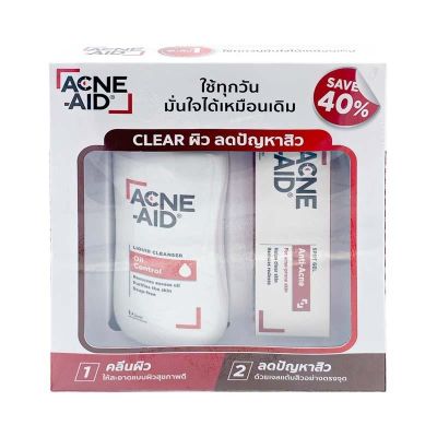 SET Acne-Aid Liquid Cleanser 100ml+Spot Gel Anti-Acne 10g
