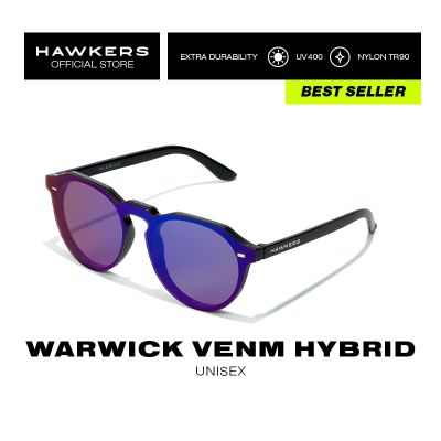 HAWKERS Sky WARWICK VENM HYBRID Sunglasses for Men and Women, unisex. UV400 Protection. Official product designed in Spain VWTR03