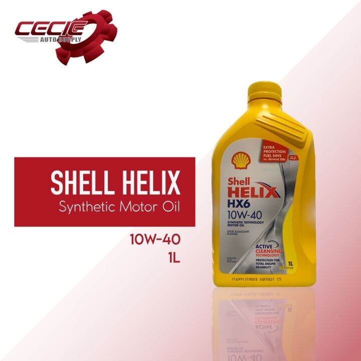 Shell Helix HX6 10W-40 1L Synthetic Motor Oil | Lazada PH