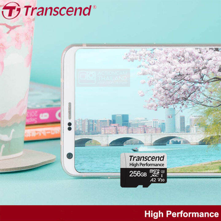 transcend-high-performance-microsd-card-256gb-r-100mb-s-w-85mb-s-เมมโมรี่-สำหรับ-โทรศัพท์-เครื่องเล่นเกมส์-nintendo-รับประกัน-2-ปี-มีใบกำกับภาษี