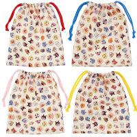 Anpanman Drawstring Bag Storage Shopping Travel Clothes Dustproof Hanging Bags Student Boy Girl Cute Bacteria Kid Plush Backpack