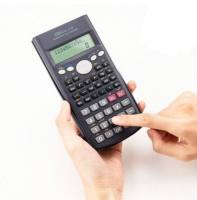 Deli 1710 Scientific Calculator เครื่องคิดเลขวิทยาศาสตร์ ฝาปิดสไลด์ปิดอัตโนมัติ