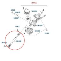 56400D3000 Steering Column Universal Joint Shaft Accessory Part Replacement Auto for 2015-2020, 2016-2021