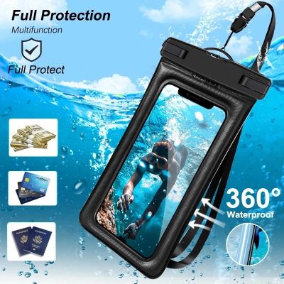 Floating Airbag Waterproof Swim Bag Phone Case For iPhone 11 12 13 Pro Max Samsung Xiaomi Redmi Note 11 Huawei P30 20 Lite Cover