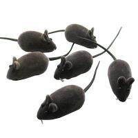 [New pet products]2Pcs เมาส์เสียงดัง Funny Rat ของเล่นสำหรับสัตว์เลี้ยงแมวลูกแมวเล่นของเล่น Mini แมว2นิ้ว Fidget