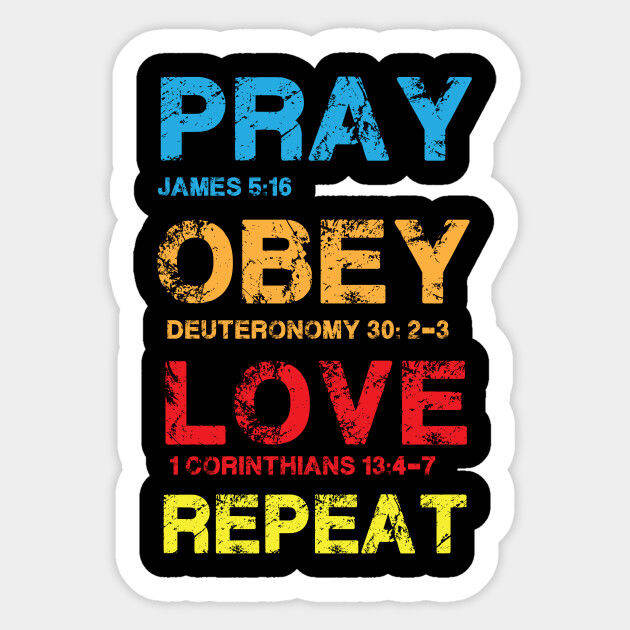 Bible Verse Waterproof Vinyl Sticker for Motorcycle, Bike, Laptop
