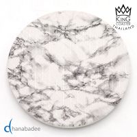 King Coaster จานรองแก้วดูดน้ำ จานรองแก้วซับน้ำ MARBLE 01 (D10020) จานรอง จานรองแก้ว ที่รองแก้ว แผ่นรองแก้ว เซรามิก ธนบดีเซรามิค ของฝาก ของชำร่วย