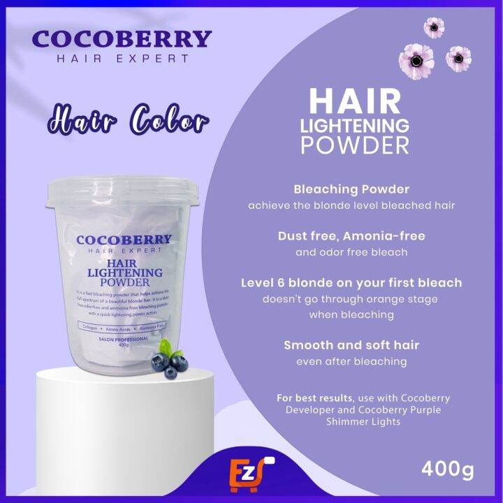 High quality EZ DEAL Cocoberry Hair Lightening Powder Bleach Powder