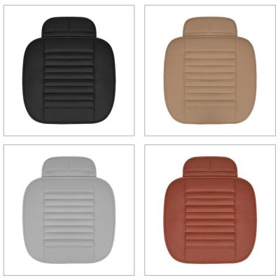 Universal Black Car Front Seat Cover Breathable PU Leather Seat Pad Cushion