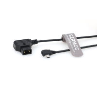 Tilta Nucleus Nano Follow Focus มอเตอร์สายไฟมุมขวา Micro USB To D-Tap 2 Pin Male