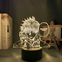 Anime Lamp Jujutsu Kaisen Satoru Gojo Led Night Light for Bedroom Decor Birthday Gift Satoru Gojo Light Jujutsu Kaisen Prize
