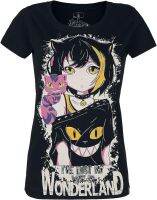 Cupcake Cult Goth T-Shirt Lost Way Punk Anime Cartoon Wonderland Cotton Tee Top