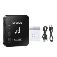 M-VAVE WP-10 2.4GHz หูกลับตัวรับสัญญาณชาร์จเครื่องรับหูฟังหูฟังระบบเกียร์