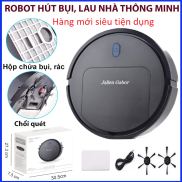 Máy hút bụi thông minh E01, Robot Hút Bụi cao cấp Hút Lau Khử Khuẩn Siêu