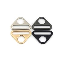 5pcs Metal Triangle Shape Ring Buckle Adjustable Buckle for Webbing Leather Craft Bag Strap Belt Garment Luggage DIY Accessory