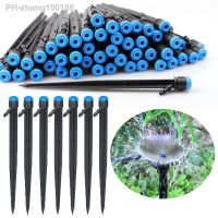 10Pcs Kits 18cm Drip Emitters Perfect for 4/7mm Tube Adjustable 360Degree Water Flow Drip Irrigation System for Watering System