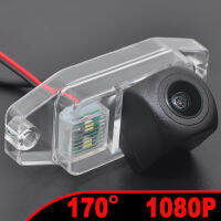 170 ° 1080P AHD Fisheye Malam Penglihkereta Lesen แผ่นไฟ Kamera Spion สำหรับโตโยต้า120 Prado Land Cruiser 2007-2011