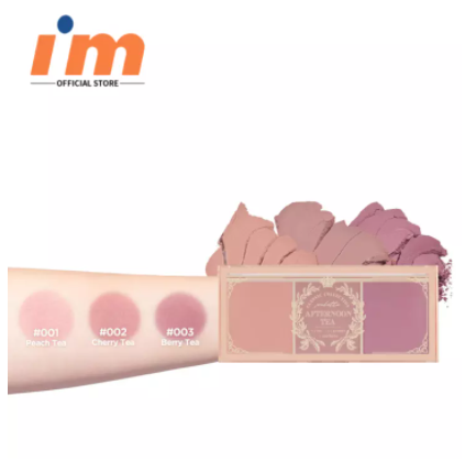 12.12 bảng phấn má 3 màu i m meme i m afternoon tea blusher palette - ảnh sản phẩm 1