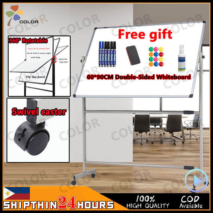 White Board With Stand Set Big Size Mobile Whiteboard with eraser