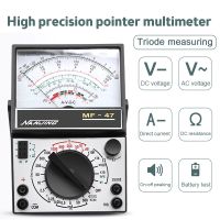 MF47 Pointer Multimeter DC/AC Voltage Current Tester Resistance Capacitance Meter High-Precision Instrument with Buzzer 2500V Electrical Trade Tools T