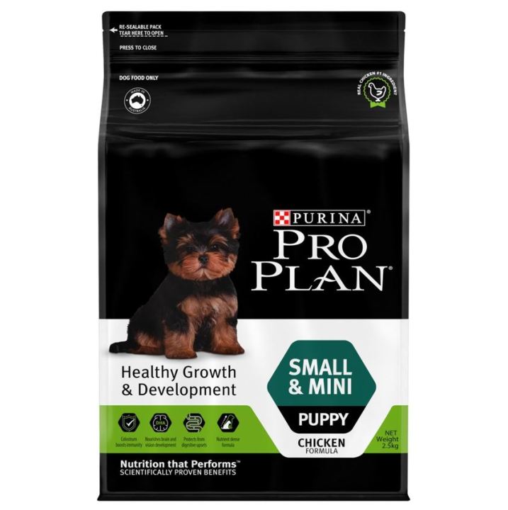 หมดกังวน-จัดส่งฟรี-pro-plan-puppy-small-amp-mini-โปรแพลน-สุนัข-อาหารสุนัขสูตรลูกสุนัขพันธุ์เล็กและพันธุ์ตุ๊กตา-2-5-กก-บริการเก็บเงินปลายทาง