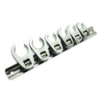 หัวประแจปากตาย 3/8DR เบอร์ (MM) 10 12 13 14 17 19 มม. 12PT 12 เหลี่ยม  3/8Dr Flare Nut Wrench 12Pt 6Pcs Set mm