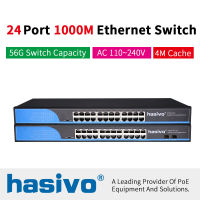 24 RJ45 Port Network Ethernet Switch 101001000Mbps Ethernet Switch Gigabit switch for ip camera