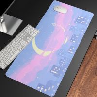 Pink Japan Neon Mouse Pad Large Gamer Mausepad DeskMat Computer Gaming Accessories Art Carpet 90x40 Play Mats Anime Office Mat