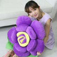 60cm 3D Rose Pillow Flowers Cushion With Filling Stuffed Toy Funny Plush Bolster Christmas Present Cute Gifts for Girl Home Deco