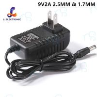 คุณภาพดี  อะแดปเตอร์ Adapter DC 9V 2A  2.5MM &amp; 1.7MM Power Supply อะแดปเตอร์ 9V 2A มีการรัประกันคุณภาพ  ฮาร์ดแวร์คอมพิวเตอร์