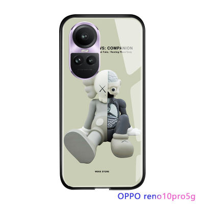 Serpens เคสโทรศัพท์ OPPO Reno10 Pro 5G,เคสแฟชั่นยอดนิยมสำหรับเด็กผู้ชายเคสไทด์การ์ตูนสำหรับเด็กผู้หญิงรุ่นที่มีจำนวนจำกัดเคสโทรศัพท์ขอบซิลิโคนแบบเทมเปอร์เคสกระจกบางเฉียบ