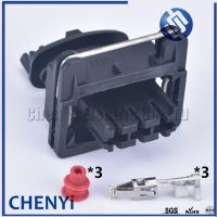 1 set Tyco TE 3 pin female EV auto electric housing waterproof plug wire electric harness cable connector 282246-1 Chrome Trim Accessories