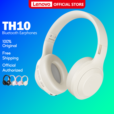 Lenovo TH10 หูฟังบลูทูธ TWS หูฟังสเตอริโอบลูทูธ พร้อมไมโครโฟน สําหรับ Headphones With HD Music With Mic Sports