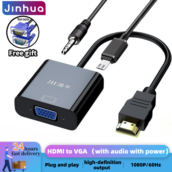 JinHua HDMI To VGA Adapter Male To Famale Converter cable 1080P with ...