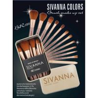 ▶️(ชุดแปรงกล่องเหล็ก) Sivanna Colors Story เซ็ตแปรงแต่งหน้า 12 ชิ้น บรรจุในกล่องเหล็กพกพา [ ผลิตภัณฑ์ความสวย ]