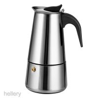 [HELLERY] 2/4/6/9 Cups Stainless Steel Moka Espresso Coffee Maker Percolator Stove Top Pot