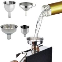 Stainless Steel Funnel Mini Universal Oil Funnel Durable Funnel Kitchen Accessories for Transferring Liquid Oil Spice Powder